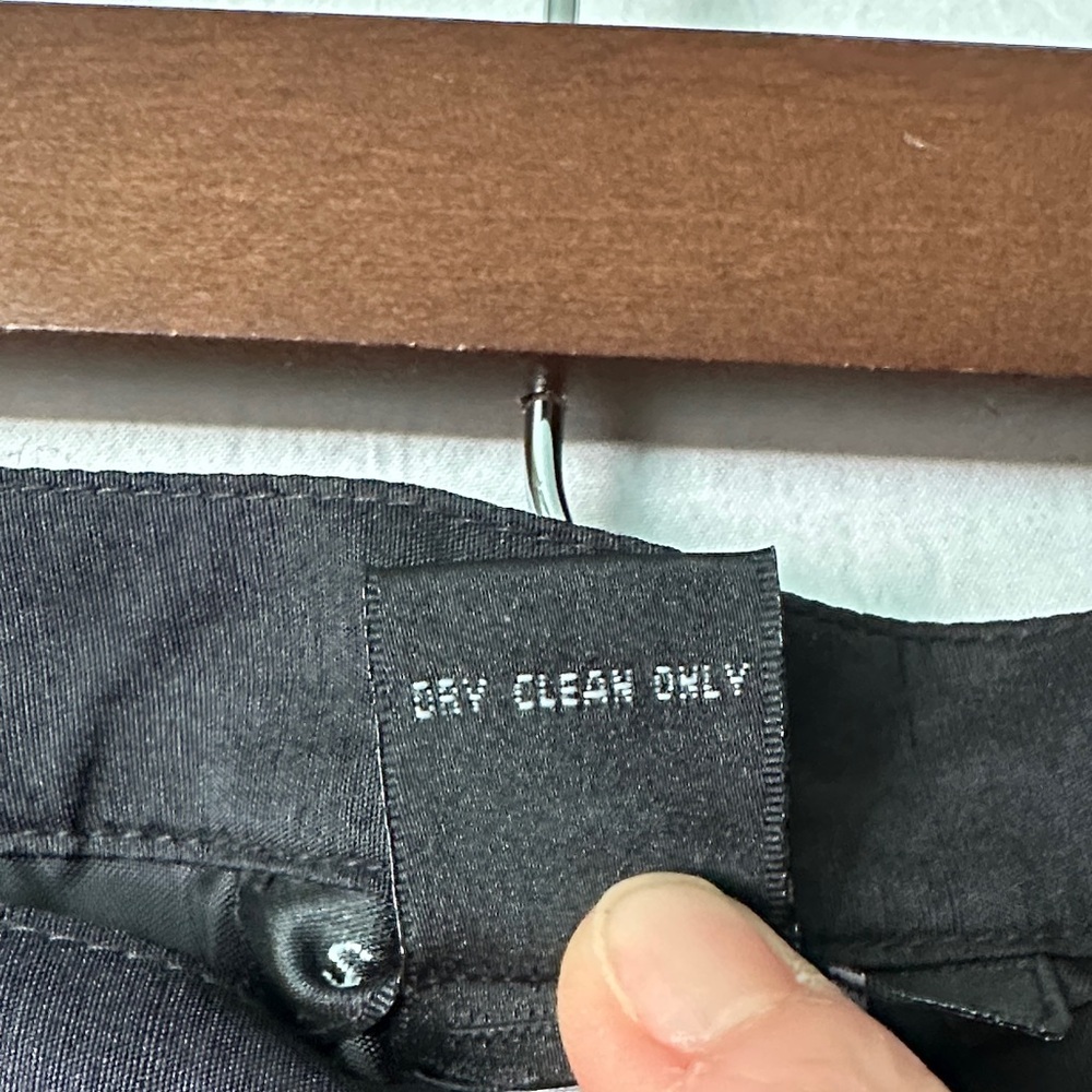 SilkLand Elegant Black Dress Pants - Picture 3 of 7